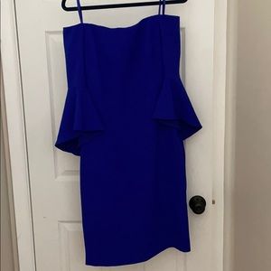 Off the Shoulder Flutter Sleeve Dress